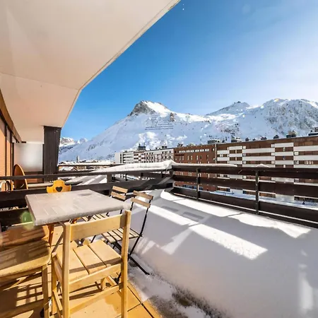 Bec Rouge - Lumineux-skis Aux Pieds-terrasse Mae-9484 Tignes